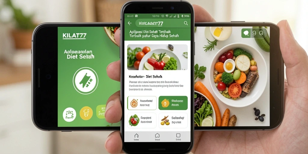 Antarmuka KILAT77 dengan fitur diet sehat yang menarik