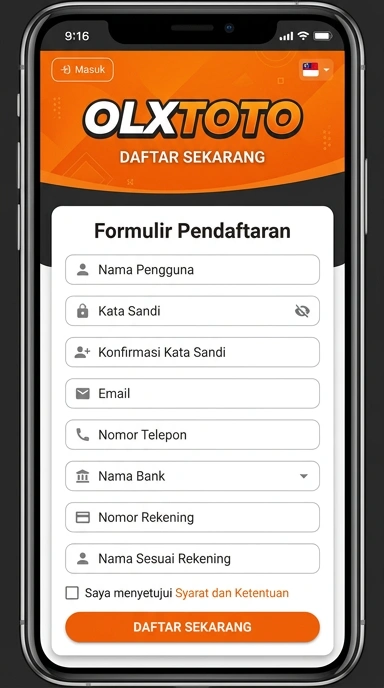Daftar Akun Baru Olxtoto untuk Pengguna Android Indonesia